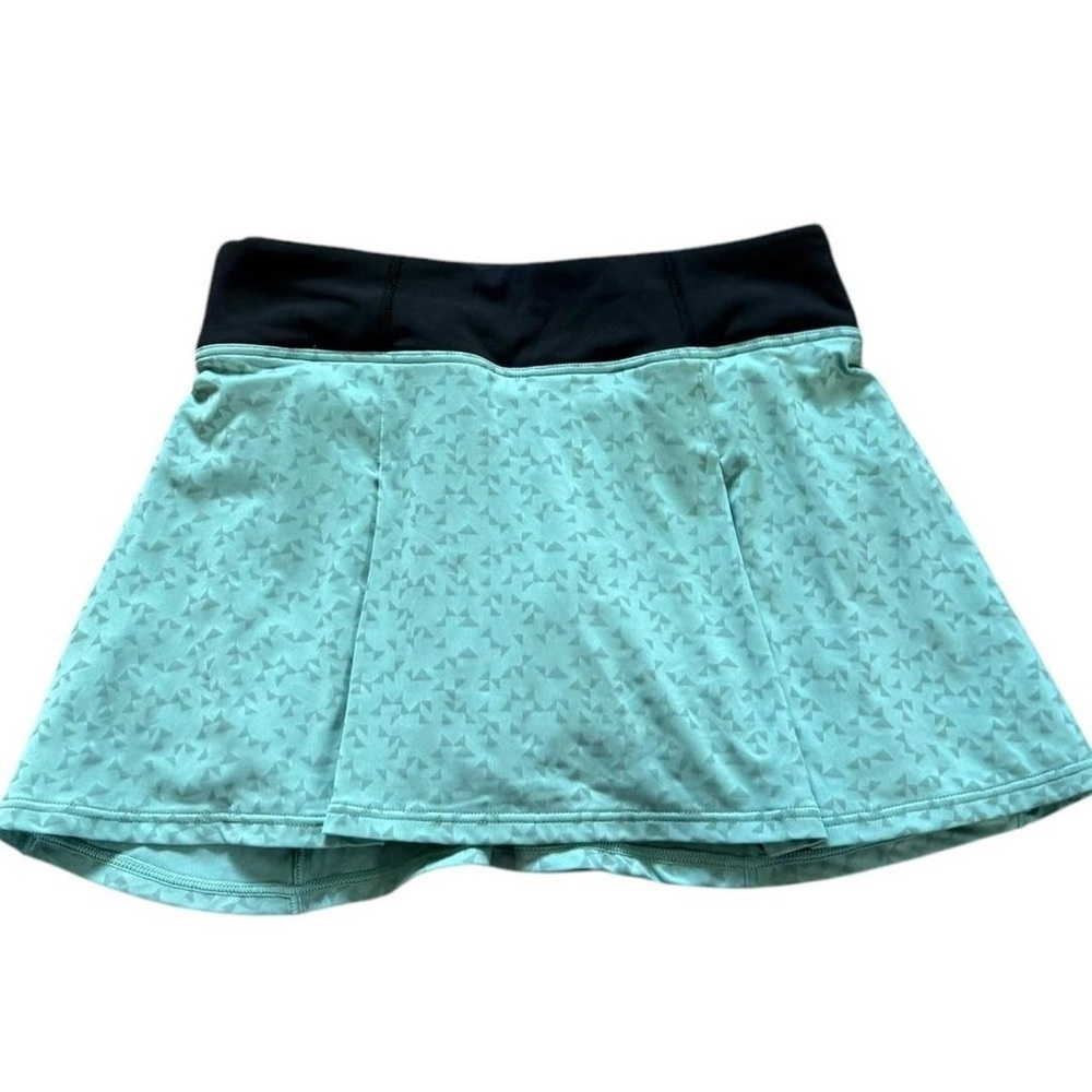 SkirtSports Green Mini Skater Skirt for Casual Wear